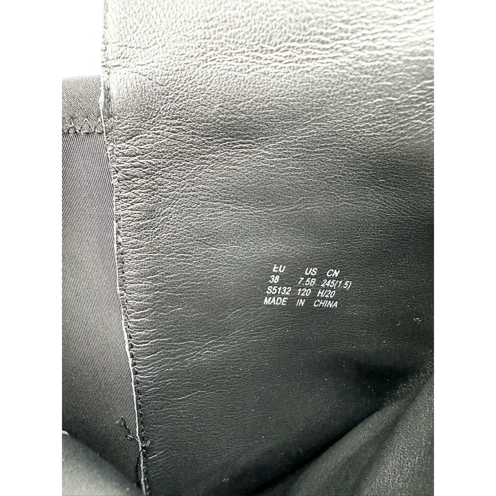 Stuart Weitzman Langdon Black Leather Over The Knee Tall Boots Size 7.5B - Picture 5 of 7